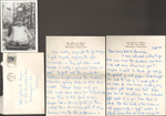 Letter from Baton Rouge - Helen Morgan and picture of Cammy