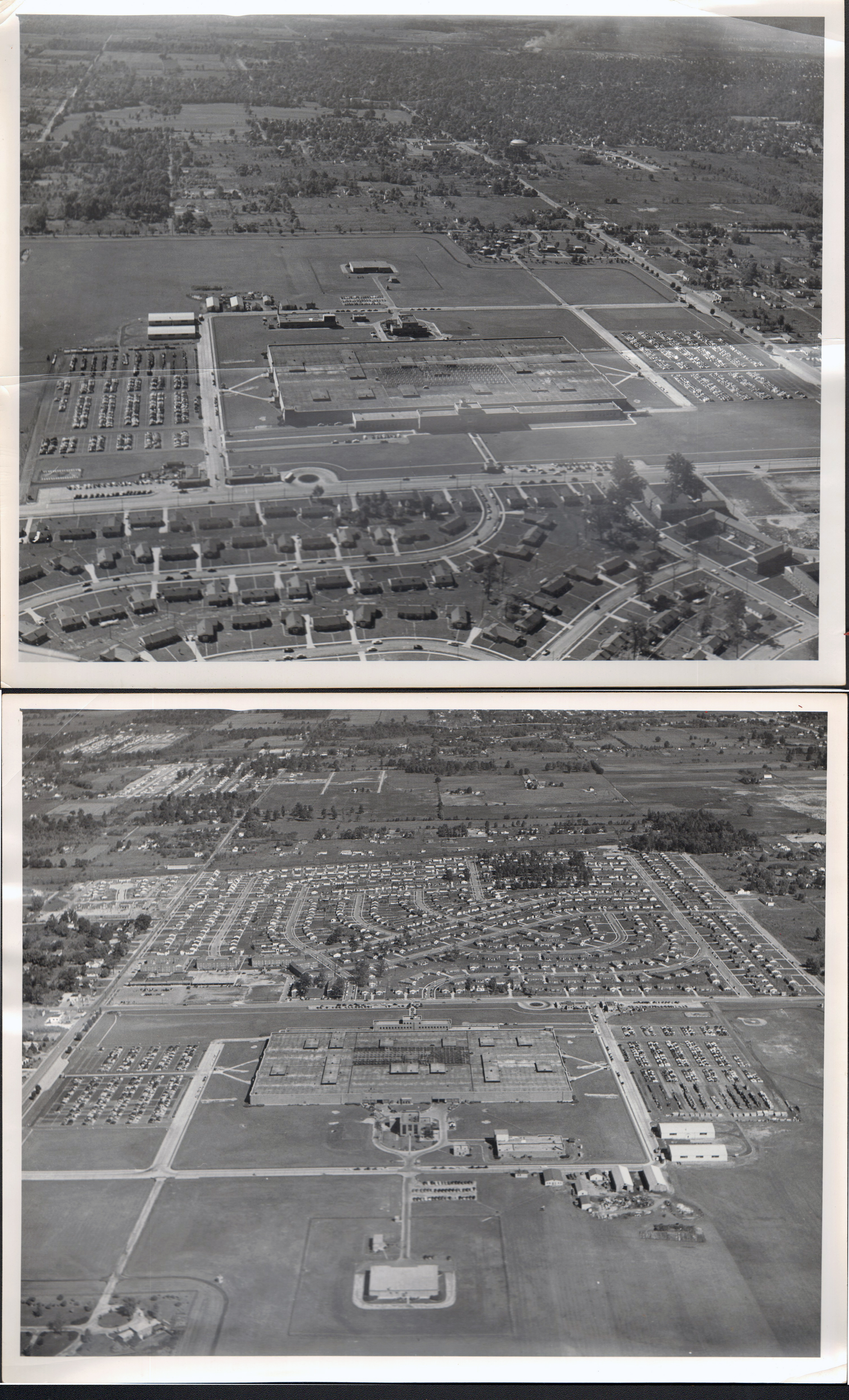 aerials of NAFI at 21st and Arlington - Dave's Shell station on southwest corner