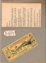 Birch State Park Scenic Railroad ticket