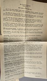 Hugh Taylor Birch State Park - Ft Lauderdale - welcome letter