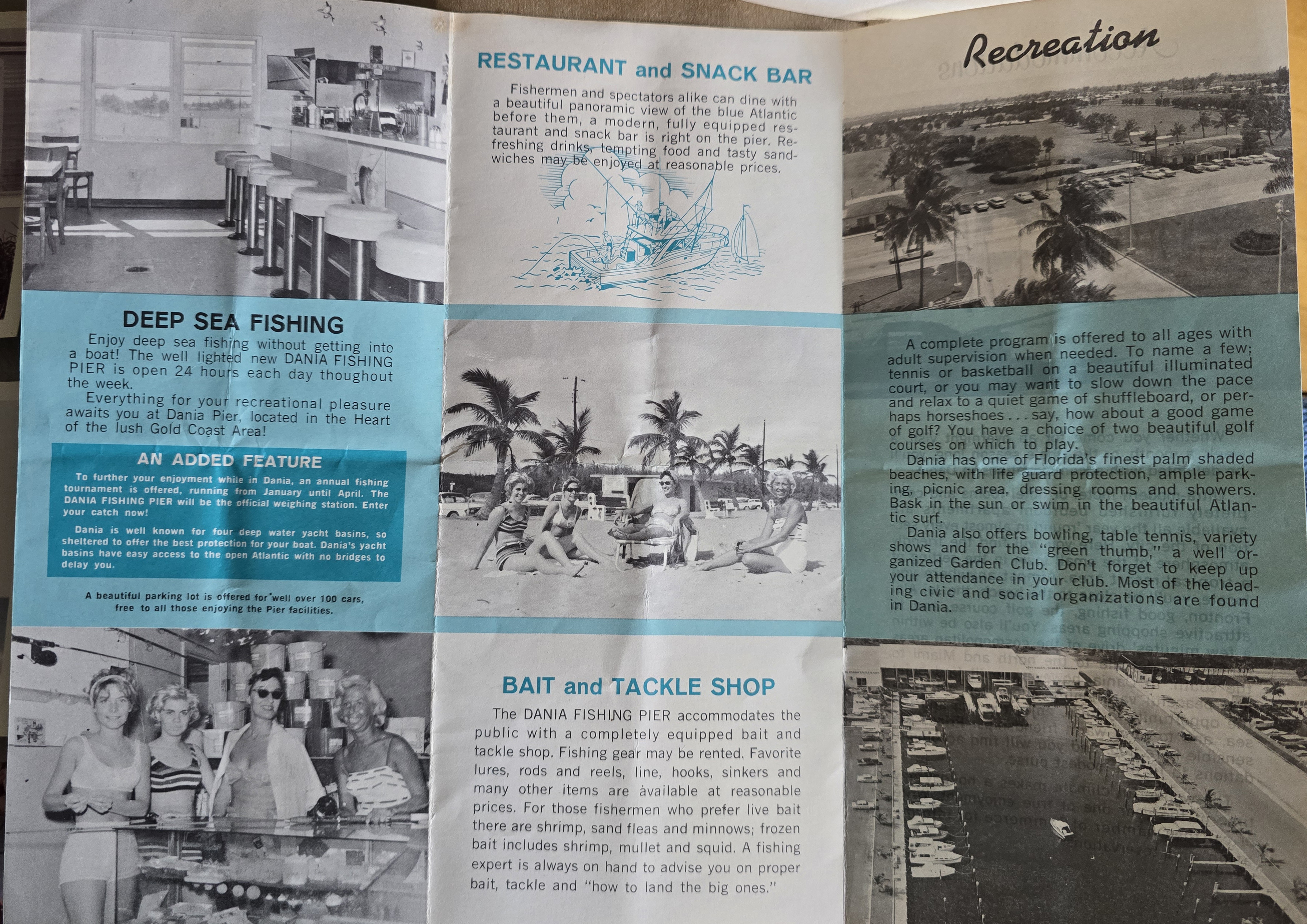 Dania Fishing Pier brochure