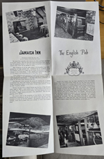 Jamaica Inn Restaurant, Miami - brochure
