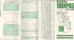 Florida State Turnpike Authority map