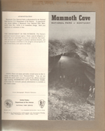 Mammoth Cave, KY pamphlet
