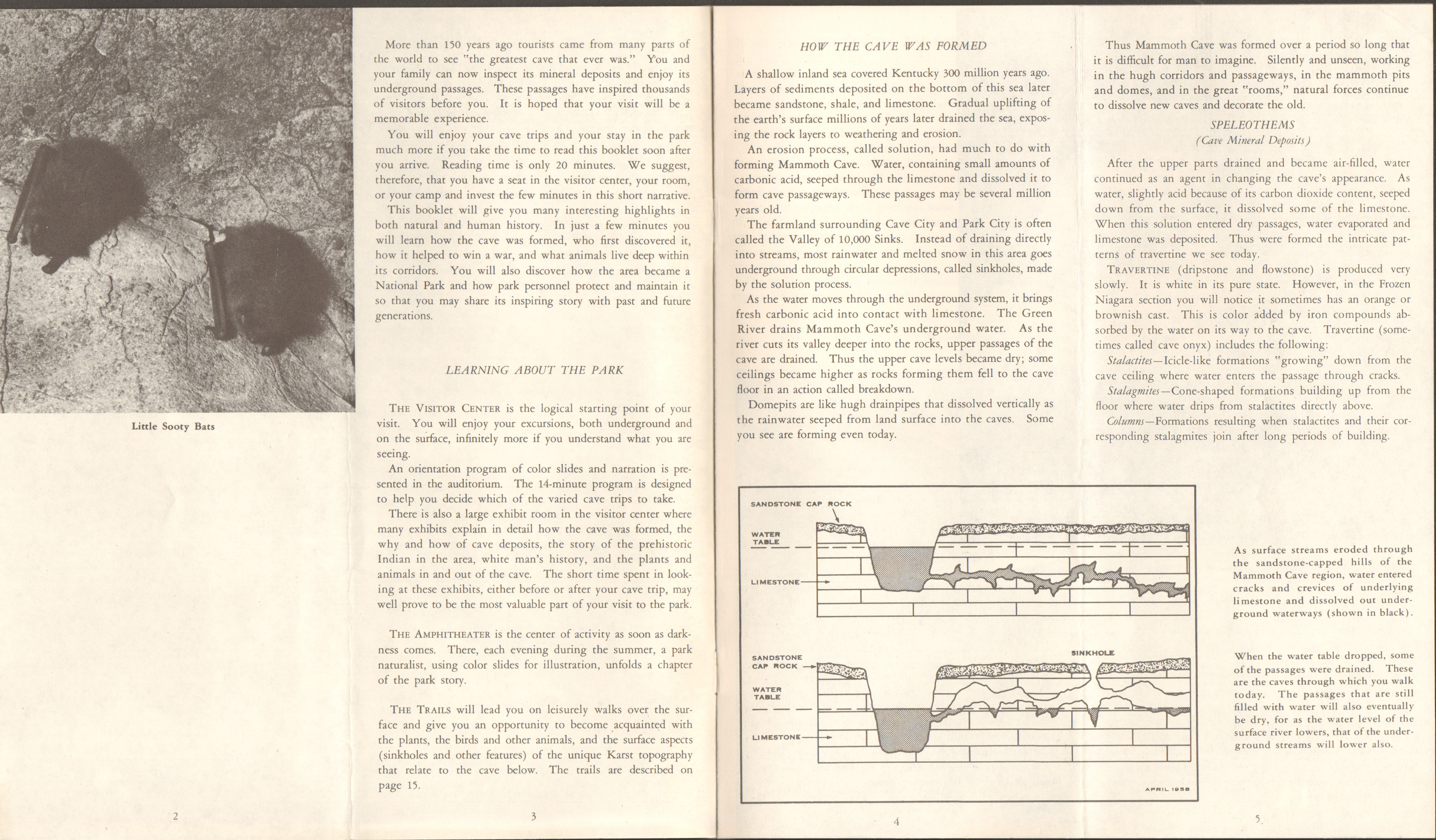 Mammoth Cave, KY pamphlet