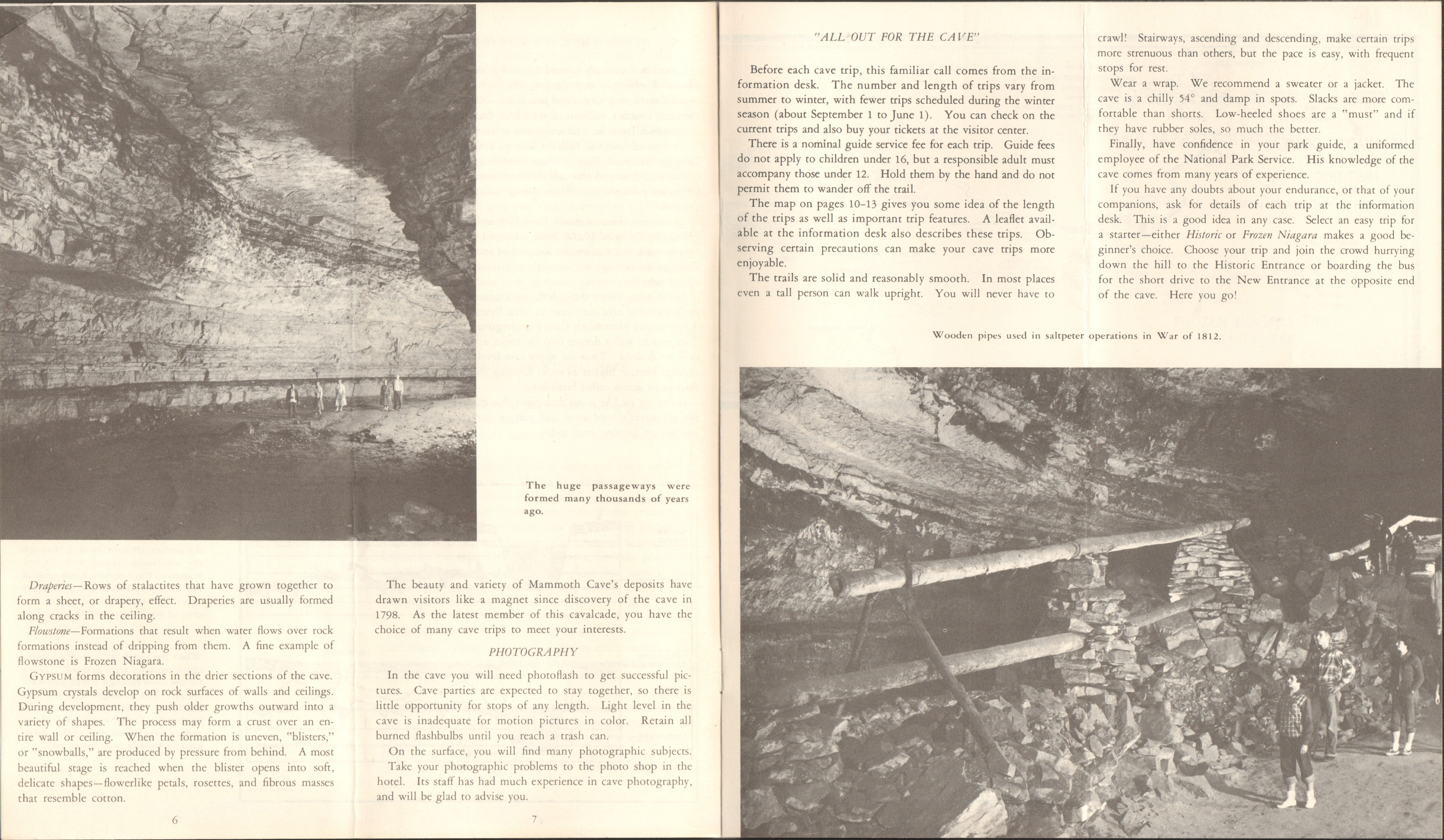 Mammoth Cave, KY pamphlet