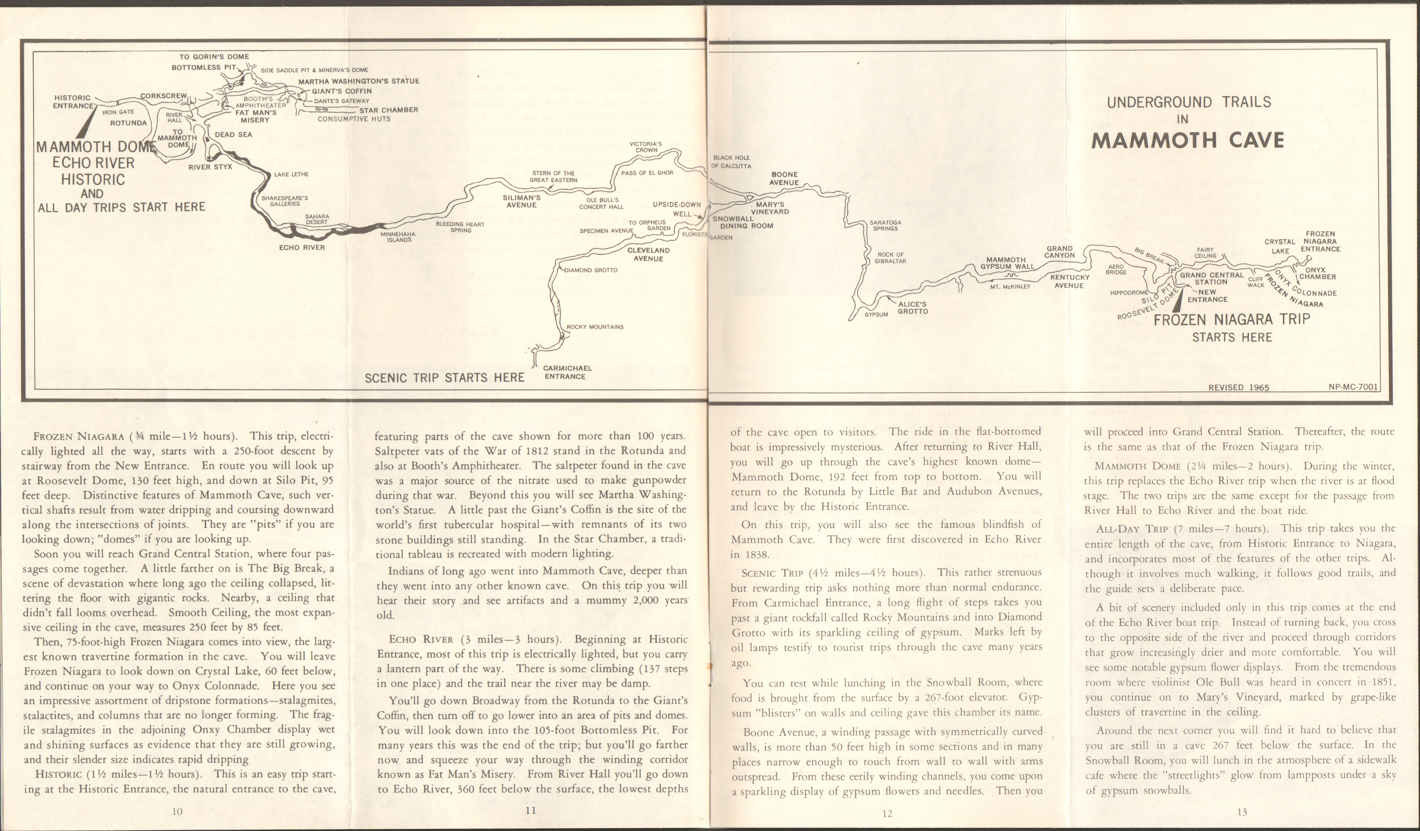 Mammoth Cave, KY pamphlet