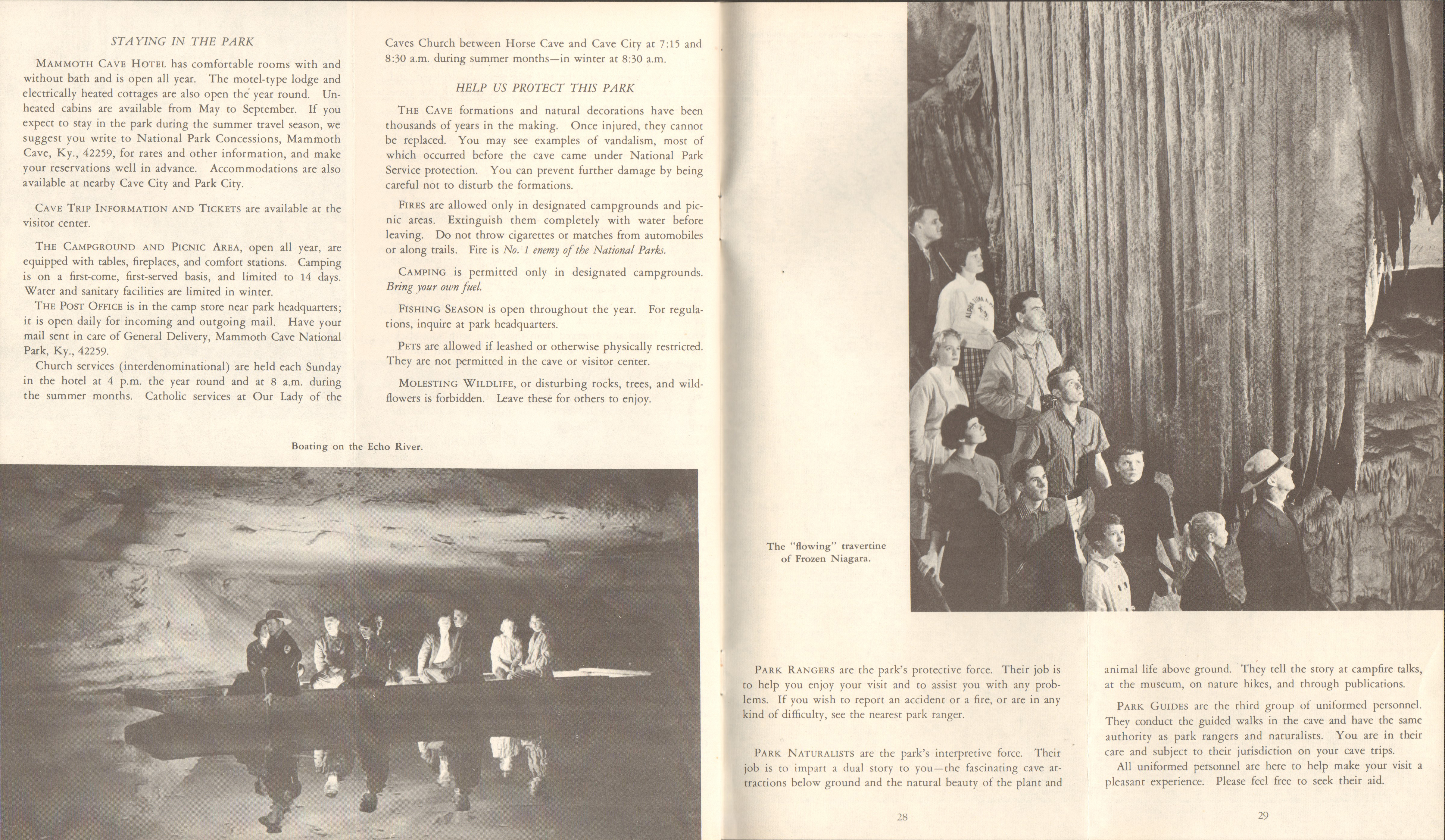 Mammoth Cave, KY pamphlet