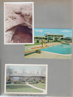 Mammoth Cave, KY inside. Postcard 13368-B - Horse Cave Motel, Horse Cave, KY. The Balls' home. 