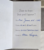 Alan's birthday invitation