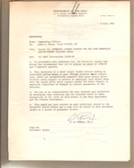 NAFI letter incentive award for John