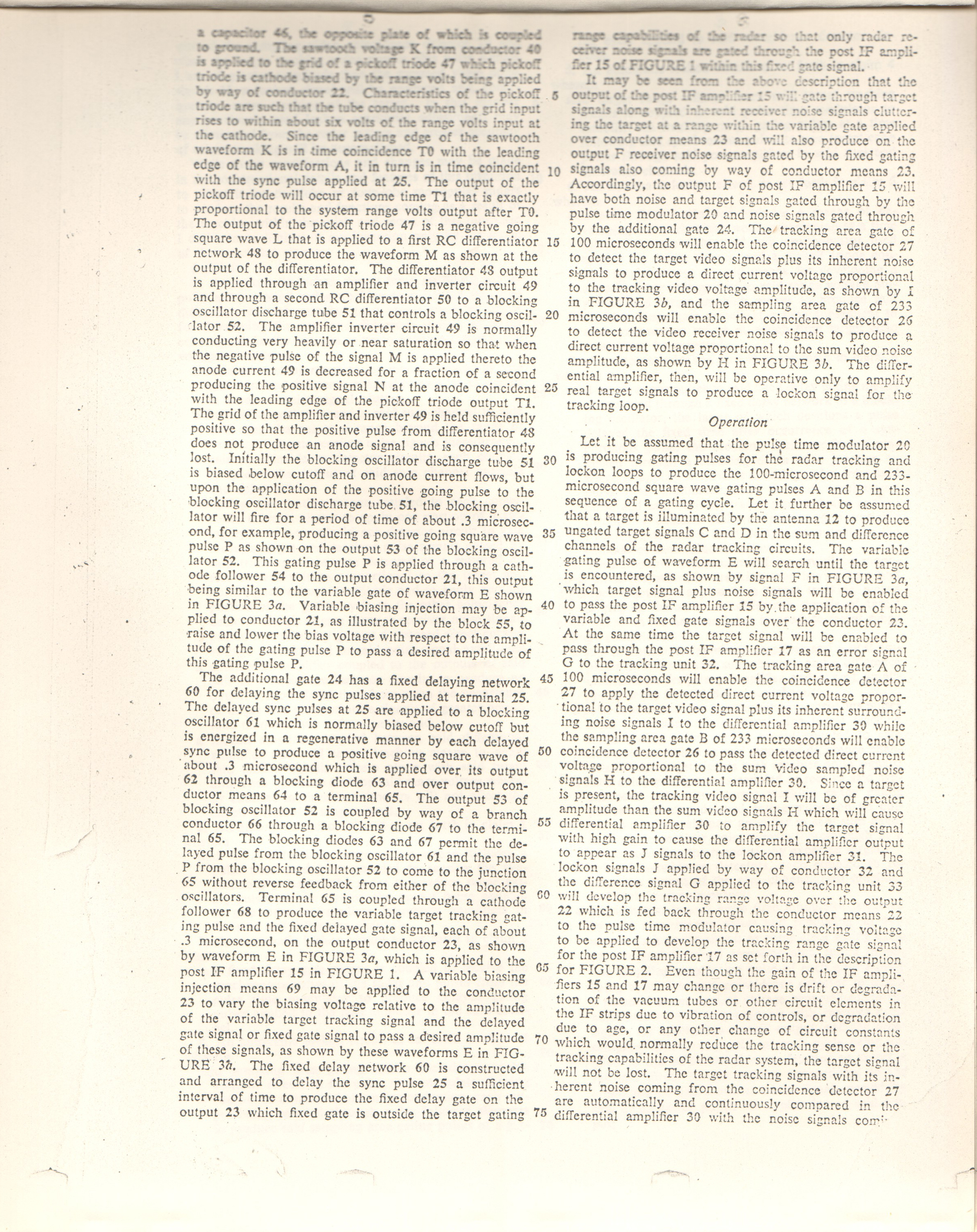 JD Hague patent 3,249,934 Lockon radar tracking