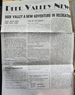 Deer Valley News Summer 1966
