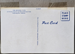 Postcard back 19,562F - Riviera Club