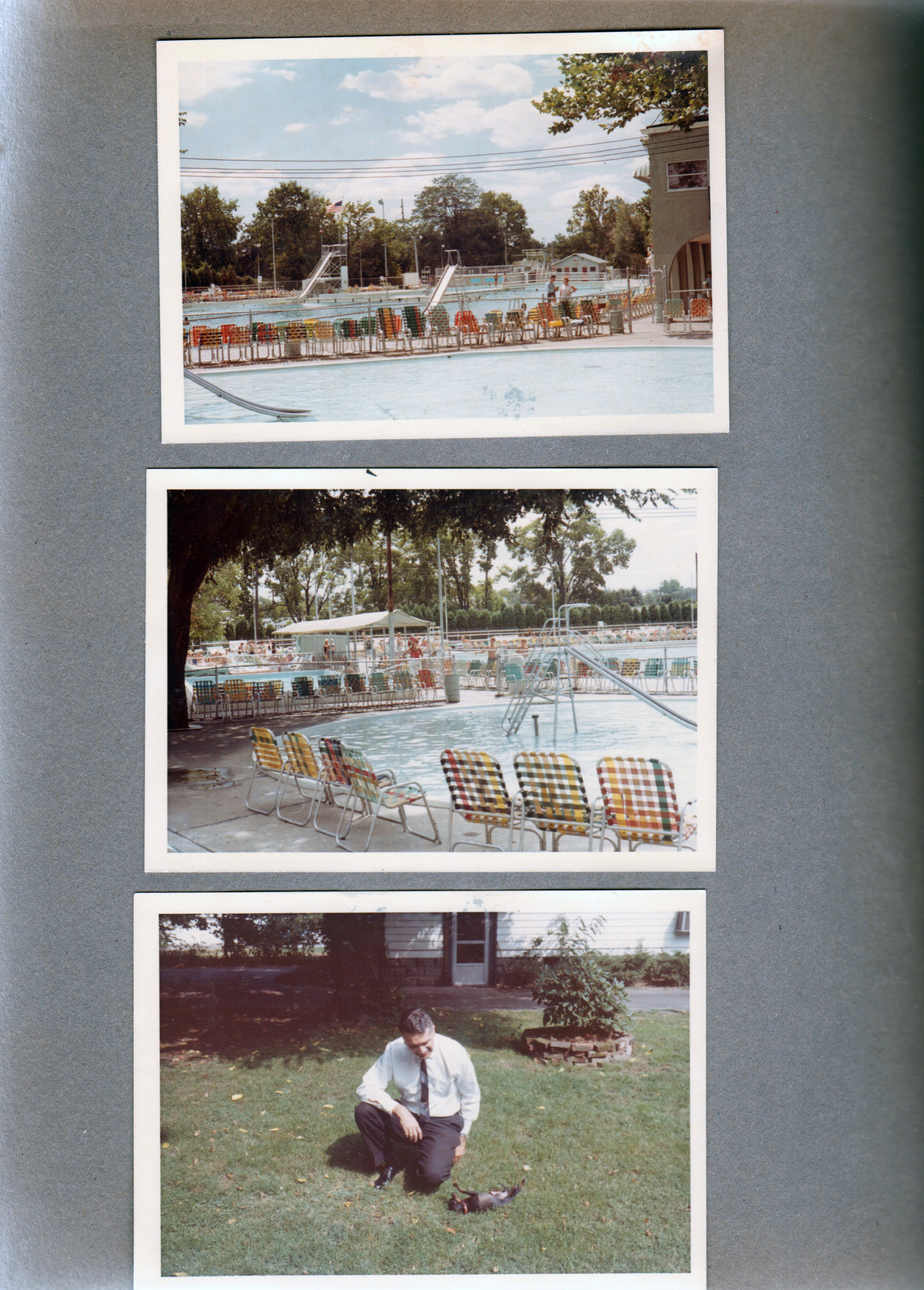 Riviera Club from baby pool 6122 side yard John with Shakespeare