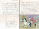 Card and letter from Jo Taylor?