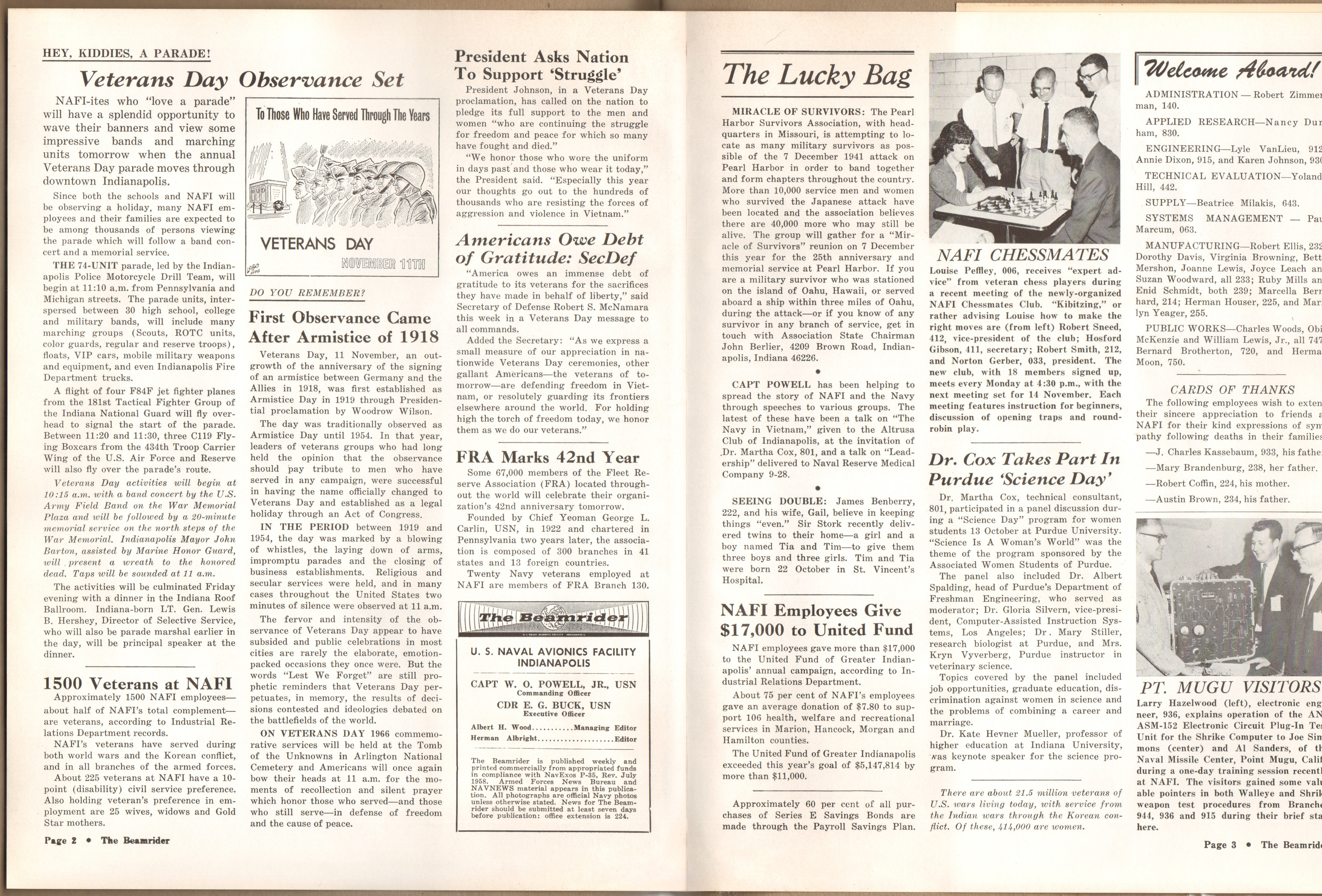 NAFI The Beamrider 10 Nov 1966