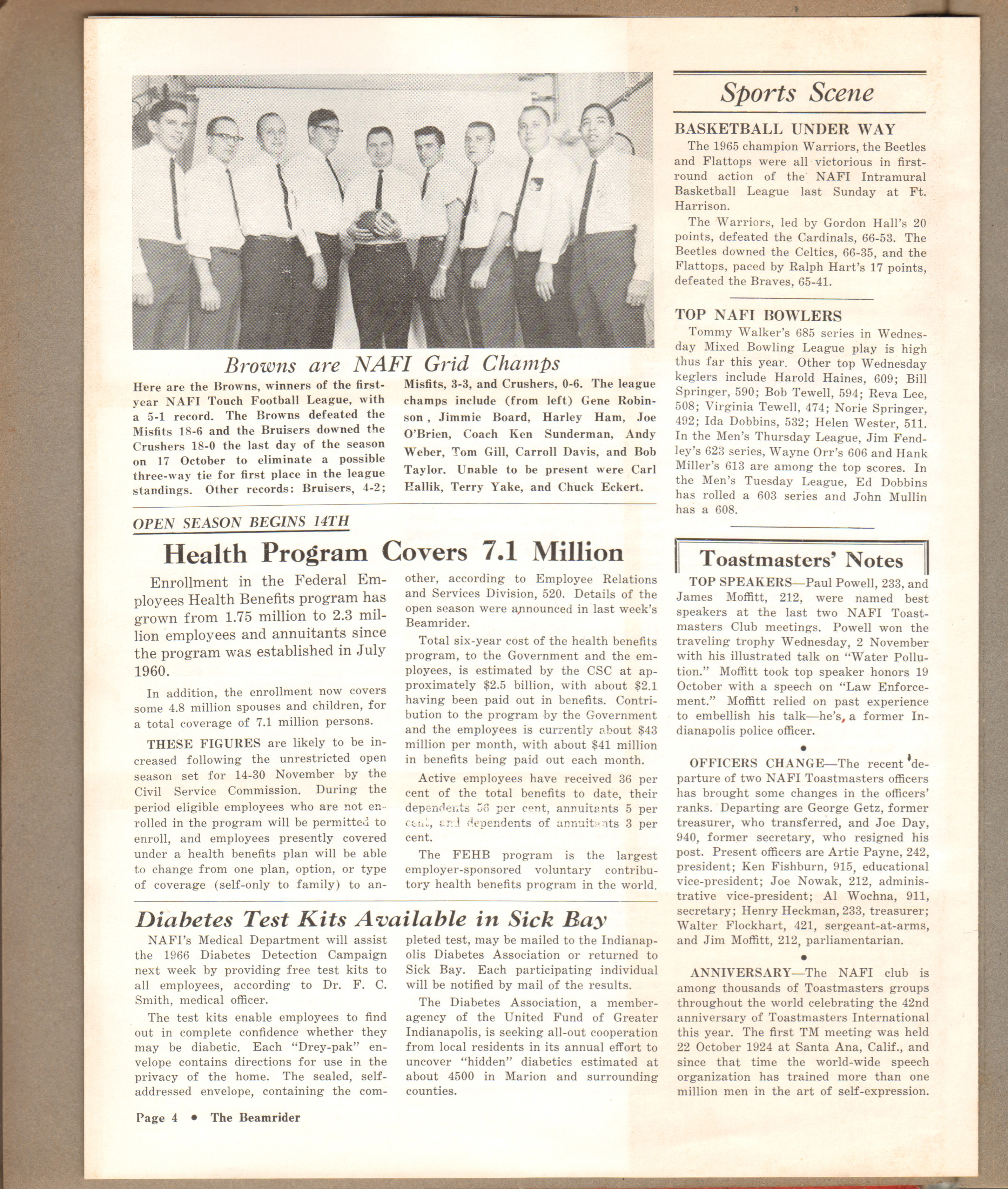NAFI The Beamrider 10 Nov 1966