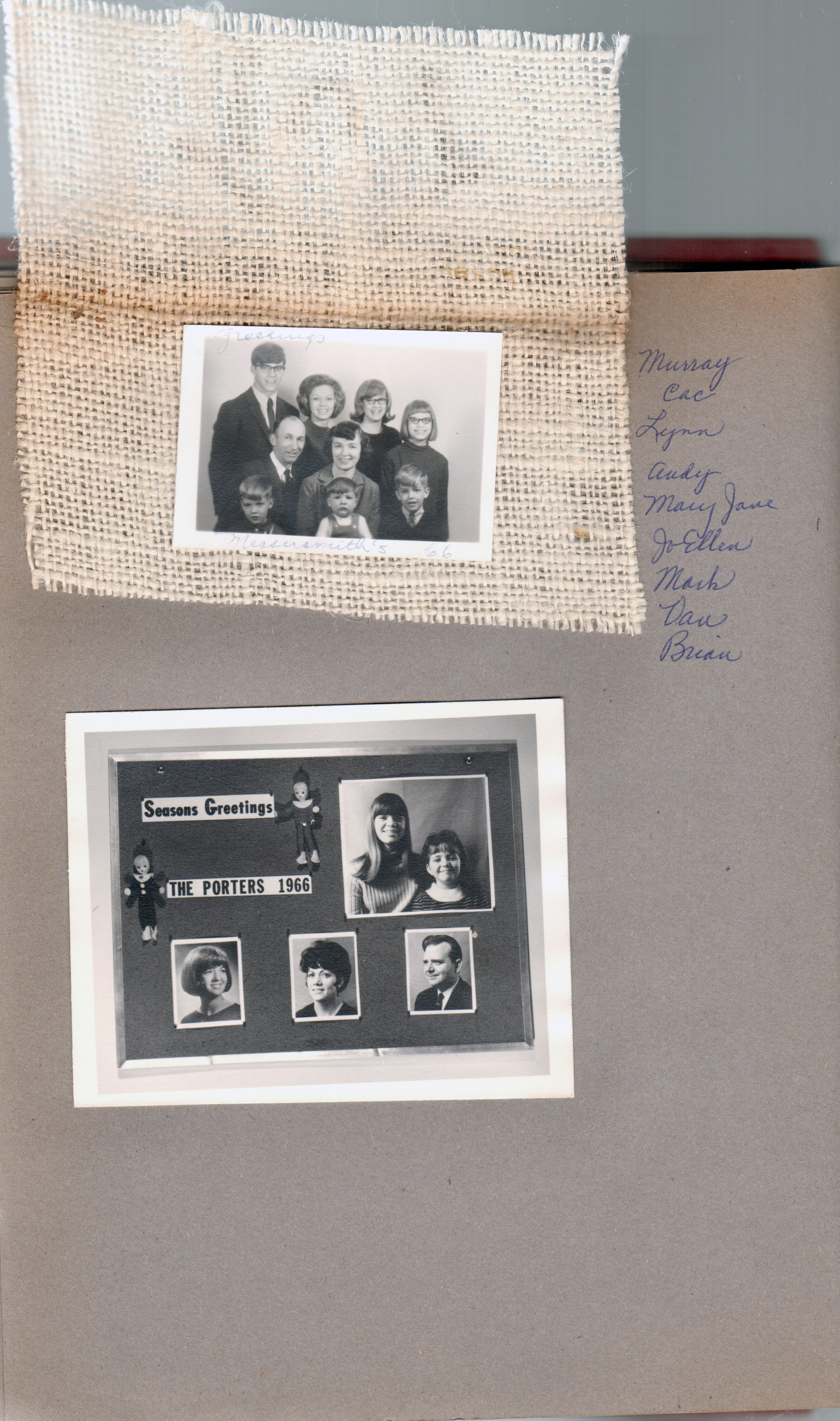 Christmas cards - Messersmith, Porters