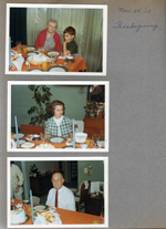 6122 dining room - Vonnie and Alan - Thanksgiving. Rosemary. Curt.