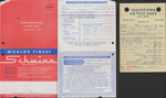 Matthews Bicycle Mart 38th St receipt for Schwinn bike - probably Alan's Stingray.