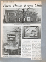 newspaper clipping - Farm house keeps children close to ancestors - The Glen Hagues at At 8817 Haverstick