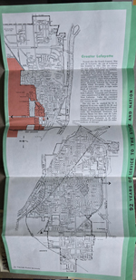 Welcome to Purdue brochure - map