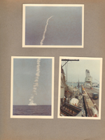 Poseidon missile launch (probably) - launch. Ship docked.
