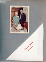 Helen and Girstle Hague 40th anniversary cake - 1927 to 1967