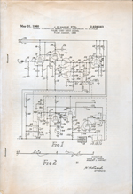 JD Hague patent 2,939,083 double integration memory circuit