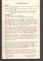 Union Chapel Methodist Church bulletin - May 28, 1967 - Helen and Girstle Hague 40th anniversary