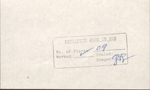 Petrified Forest receipt for 9 pieces