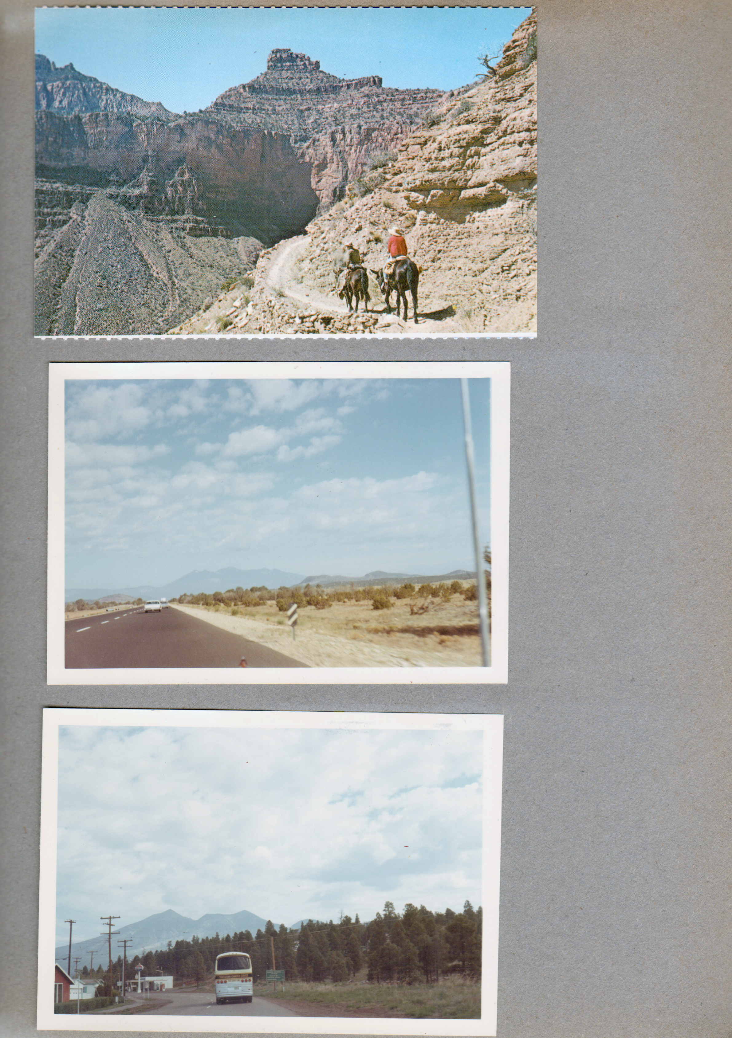 postcard Grand Canyon FH-212. pictures from the road.