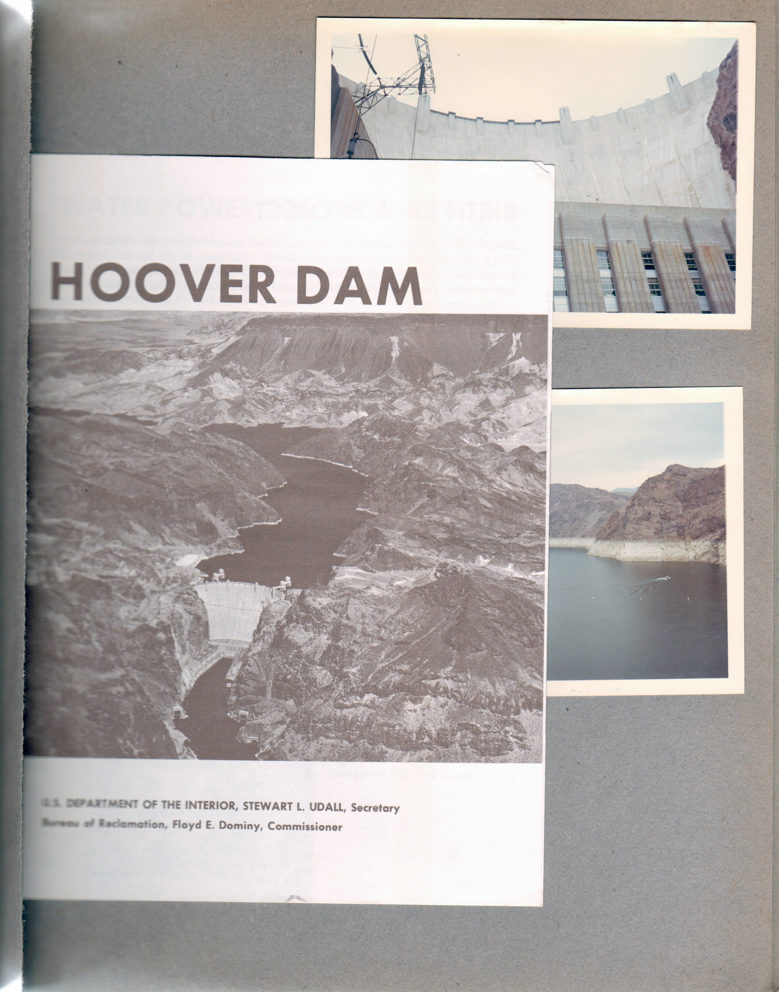 Hoover Dam brochure