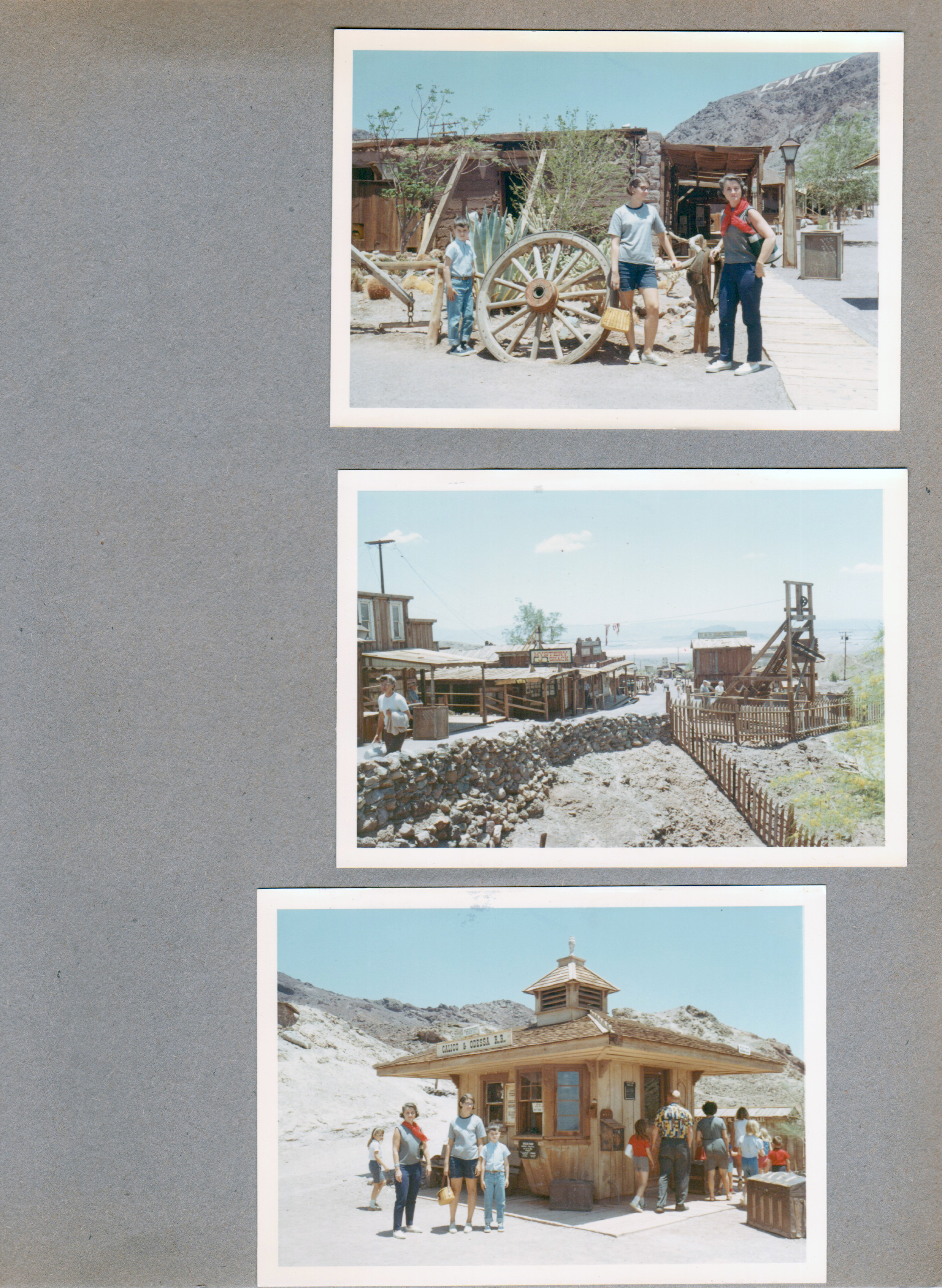 Calico Ghost Town - Alan, Susan, Rosemary.