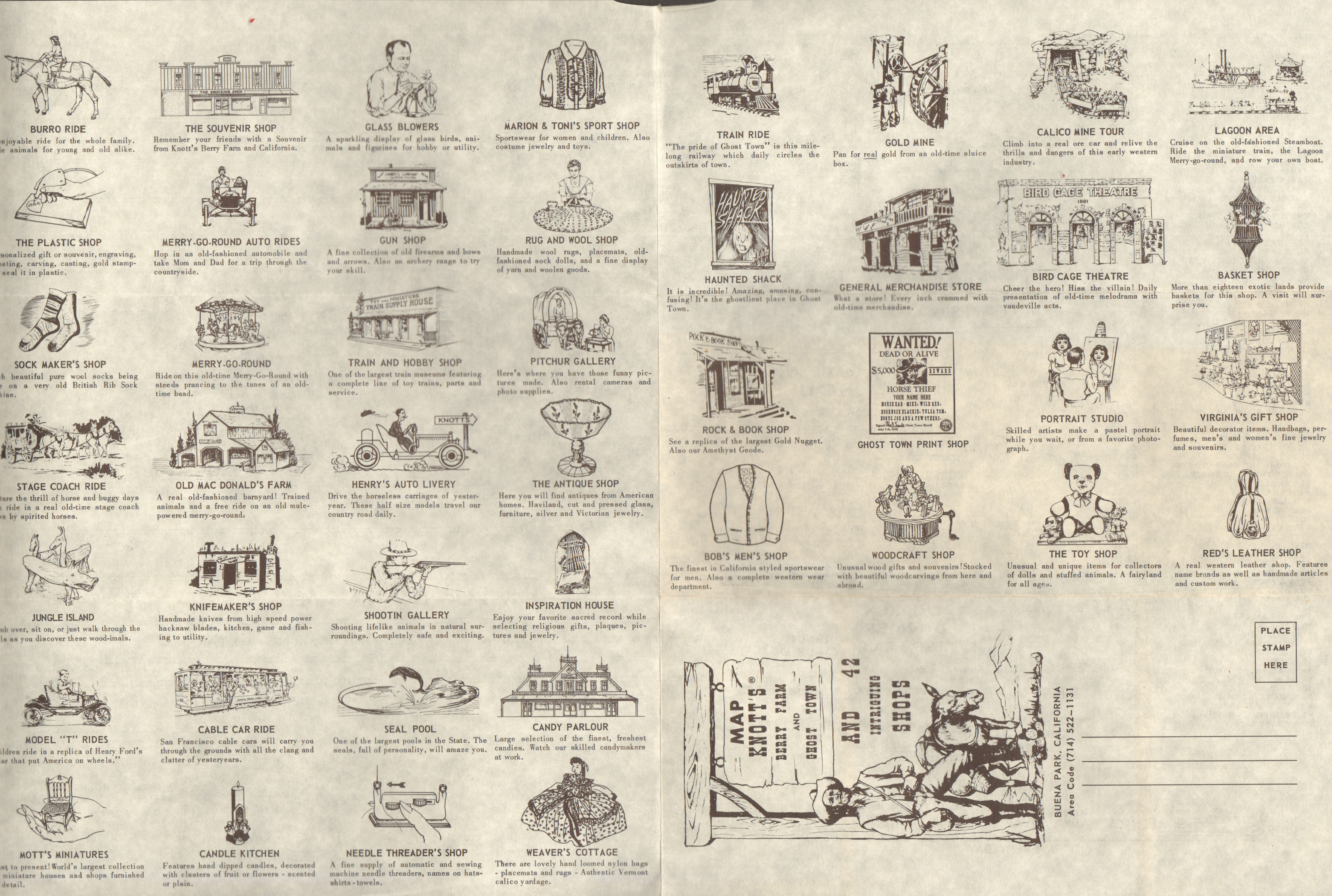 Knott's Berry Farm map