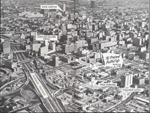 The Original Pantry Cafe booklet - aerial of Los Angeles