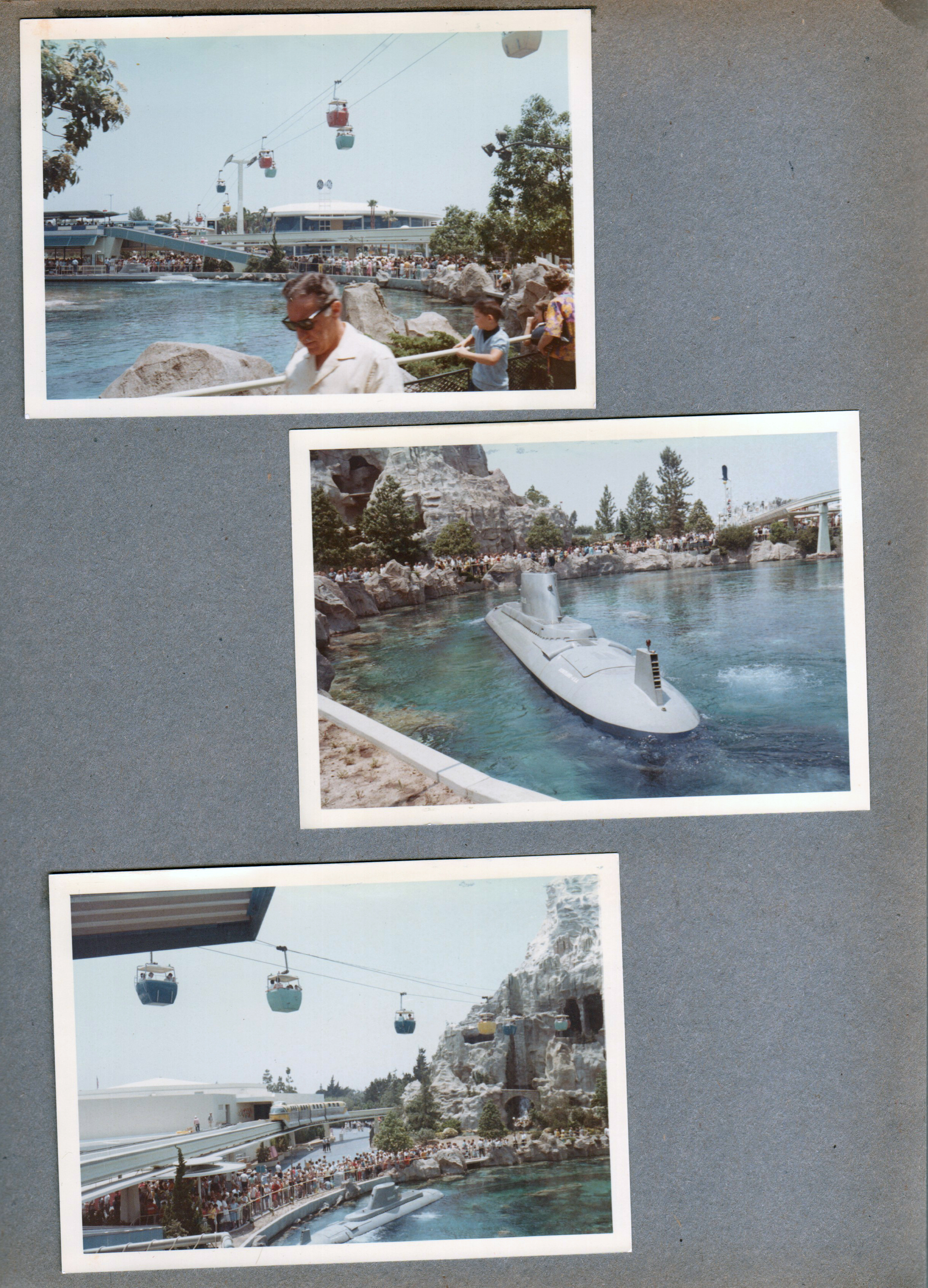 Disneyland - Skyway, submarine
