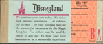Disneyland - ticket book