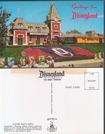Disneyland - postcard 1-264 Greetings from Disneyland - train station