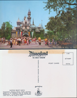 Disneyland - postcard 1-308 SC9756 Sleeping Beauty castle