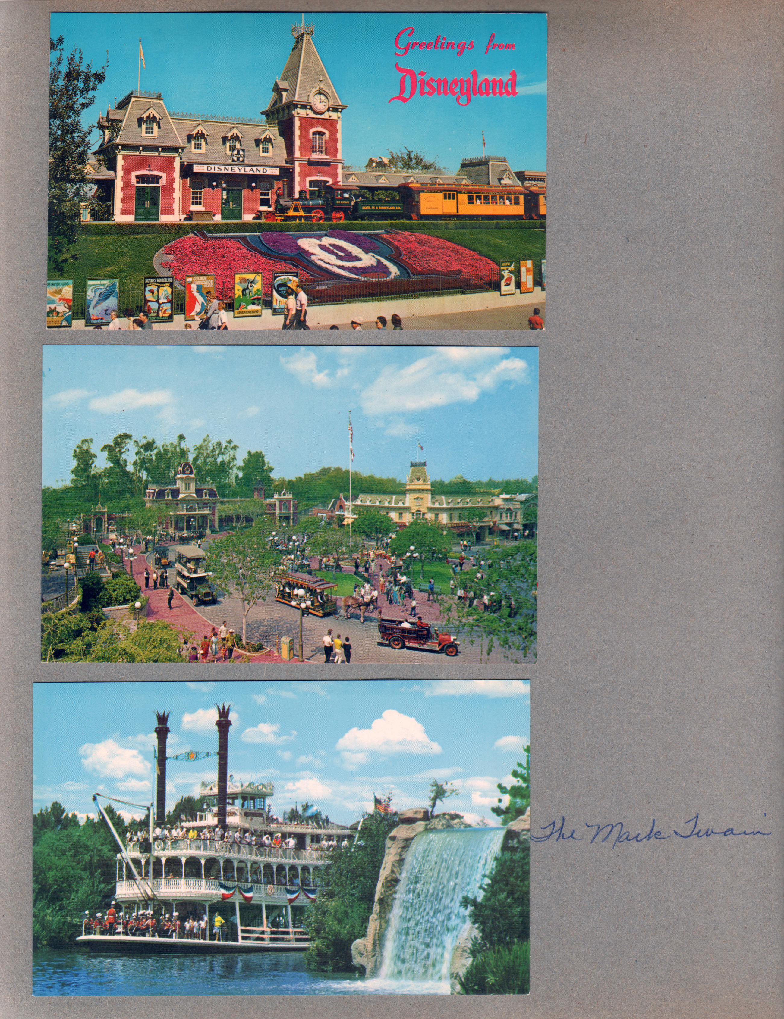 Disneyland - postcards