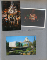 Disneyland - postcard Tiki Room. Tiki room. postcard House of Future