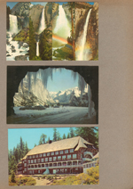 Yosemite - postcard falls. postcard icicles. postcard lodge