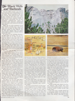article Better Homes and Gardens May 1973 -  Black Hills and Badlands