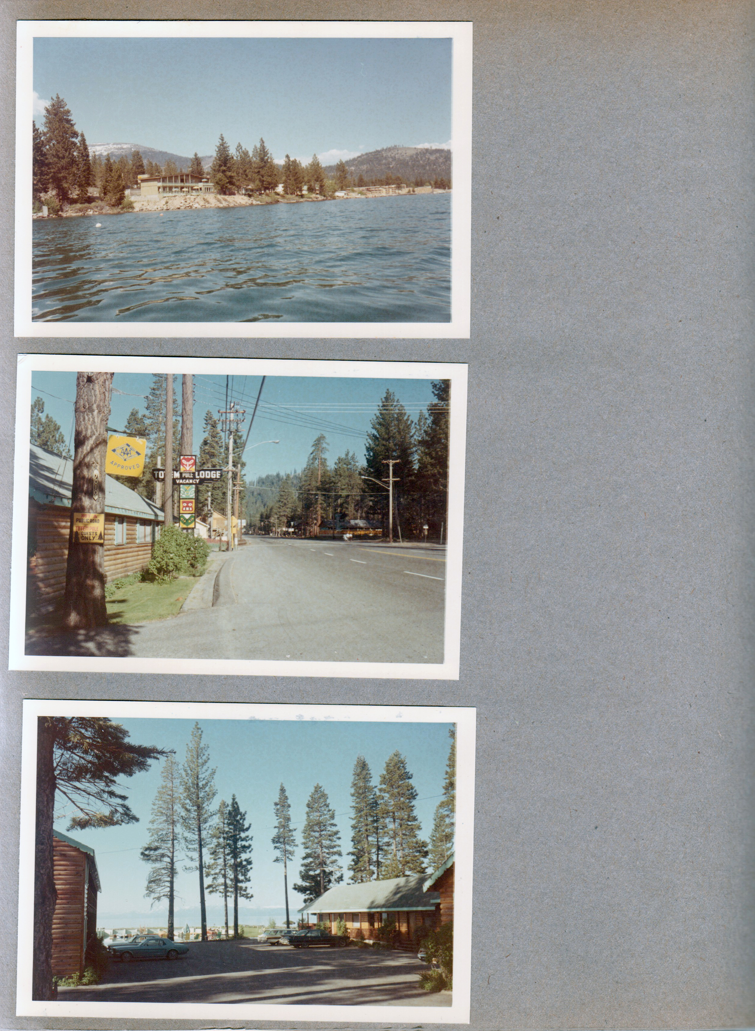 Lake. Totem Lodge Lake Tahoe.