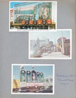 postcard Western Panorama at World Famous Harold's Club, Reno, Nevada. Reno, Nevada sign at street. Molatore's Motel Klamath Falls Oregon. Primadonna Casino Reno.