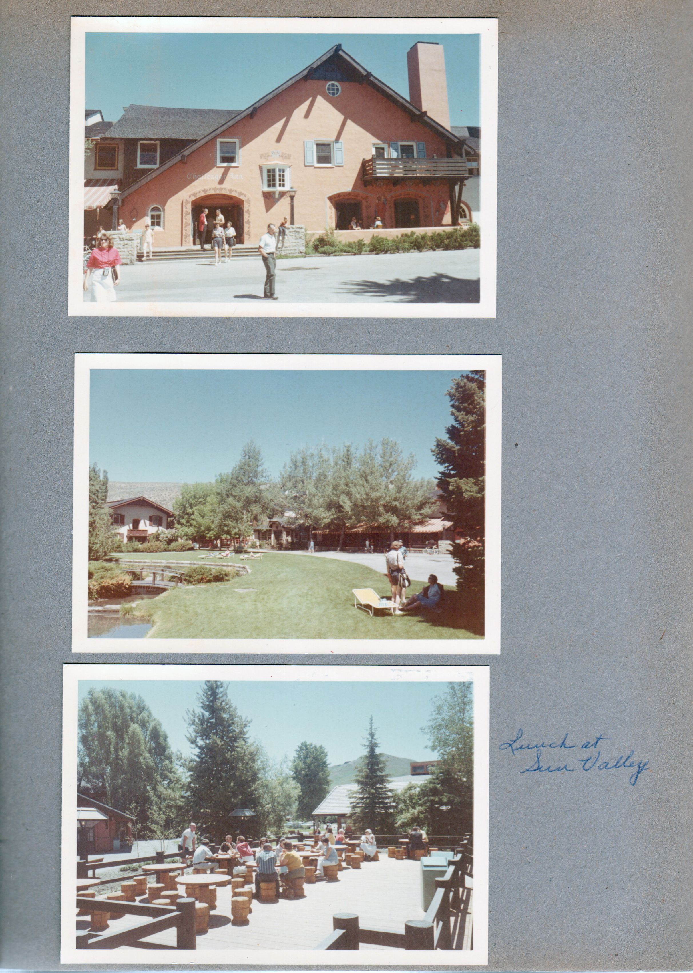 Sun Valley Idaho - building. Lunch at Sun Valley