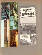 postcard Motor Inn and Restaurant. brochure History of the Badlands