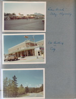 Rodeo Parade - Cody, Wyoming. Old building in Cody. driving